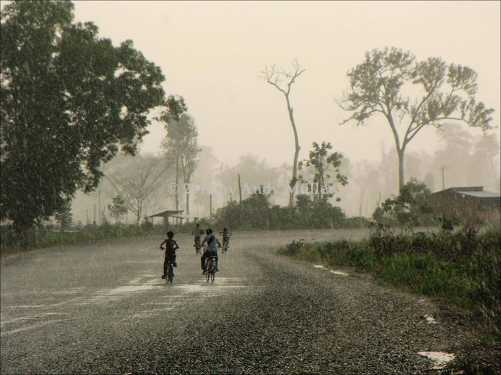 Dauerregen in Kambodscha