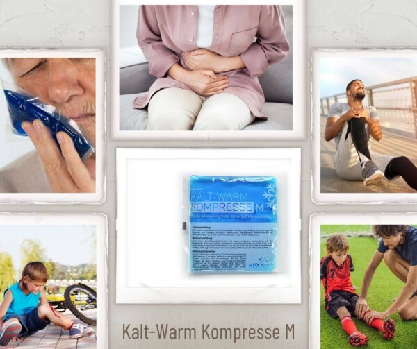 No household should be without hot and cold compresses! - Cold/warm compresses for quick cooling - universal and flexible application
