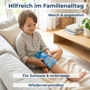2x HPXfresh Mehrfach Kalt-Warm Kompresse XL (12x29cm) + 1 Vlieshülle