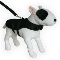 Harnais Veste Chien Maille Noir XXS - Animal Gear