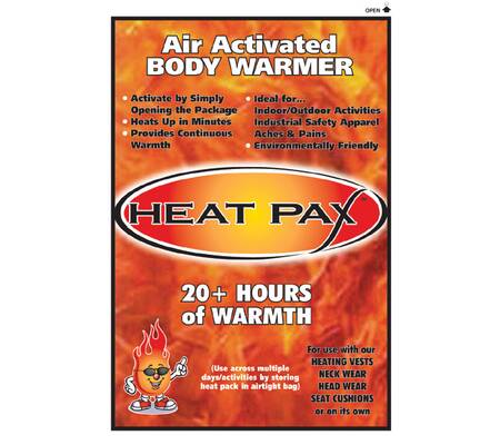 Weste mit Wärmefunktion durch HeatPaxx Körperwärmer