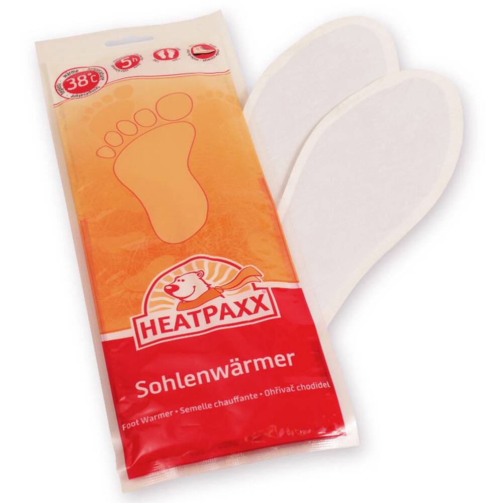 10 Paar Fußwärmer Zehenwärmer Sohlenwärmer bis 6 Stunden Wärme HeatPaxx 