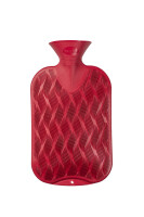 Wärmflasche Karo Halblamelle