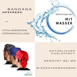 HPXfresh - Bandana rafraîchissant, vêtement frais