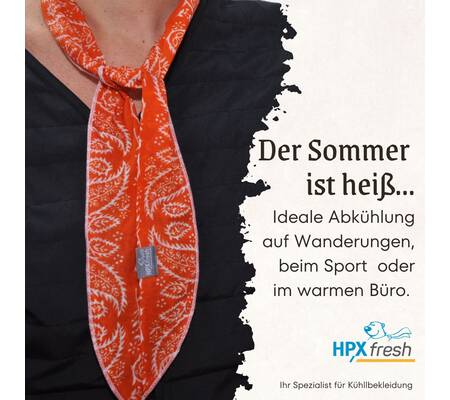 HPXfresh - cooling necktie Orange