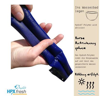 HPXfresh - Cooling Necktie Royal Blue