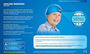 Kühlendes Bandana - Kopftuch für Kids